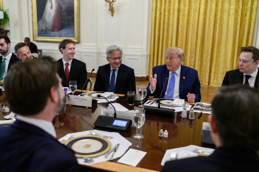 President Trump hosts a luncheon on Super Intelligence with tech executives in the East Room of the White House, September 29, 2026